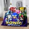 1pc Sonic Prime Sonic The Hedgehog Home Decor Blanket, Soft Throw for Couch, Bed .B076