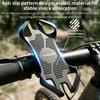 TOSUOD Ultra Stable Bike Phone Mount Universal Silicone Anti Shake Easy Install Handlebar Bracket for MTB Road Riding