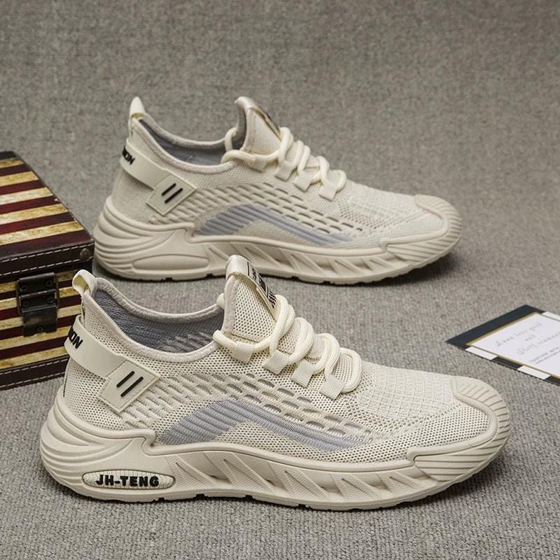 Men s Breathable Knit Running Shoes Lightweight Casual Sneakers 39