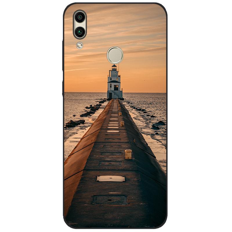 For Huawei Honor 8C 8 C Shockproof Protective Phone Case on Honor 8C Fashion Silicone Cover Honor8C Case 6.26" Honor 8C Case