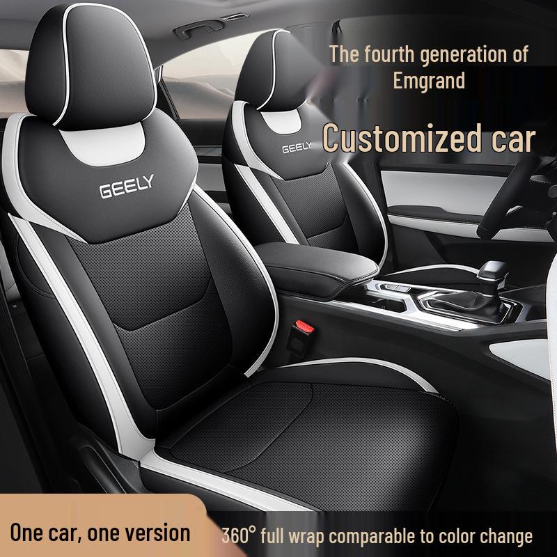 Emgrand Car Seat Cushion - Full Coverage, Universal Fit for All Seasons