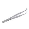 16cm Stainless Steel Tweezers 304 High Accuracy Serrated Fine Tip Tweezer for Laboratory Surgical
