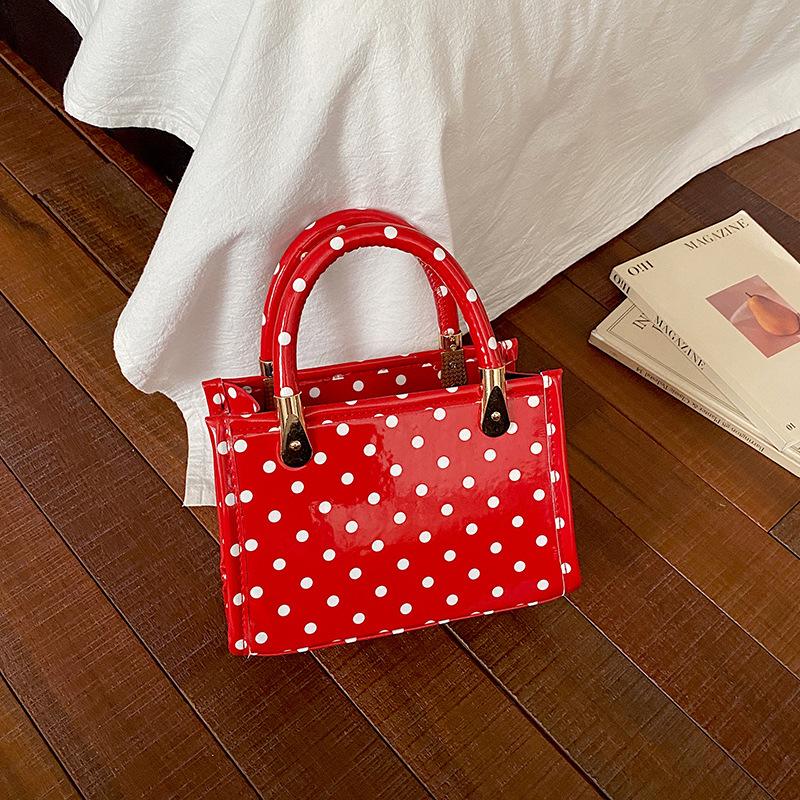 Fashion Polka Dot Small Square Crossbody Bag For Women Casual Daily Commute Shoulder Bag