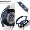 Case for Samsung Galaxy Watch 4/5/6/7 40mm 44mm 45/47mm Matte Cover Protective Hollow Bumper Shell for Watch 6 Classic 43MM 47MM