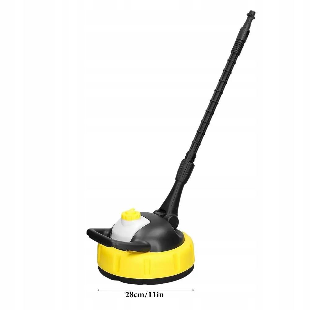 Rosfix PowerBrush Turbo 28cm – Szczotka T-Racer Do Myjek | Z Pojemnikiem Na Detergent | Kompatybilna Z Karcher K1–K7, Lavor, Parkside