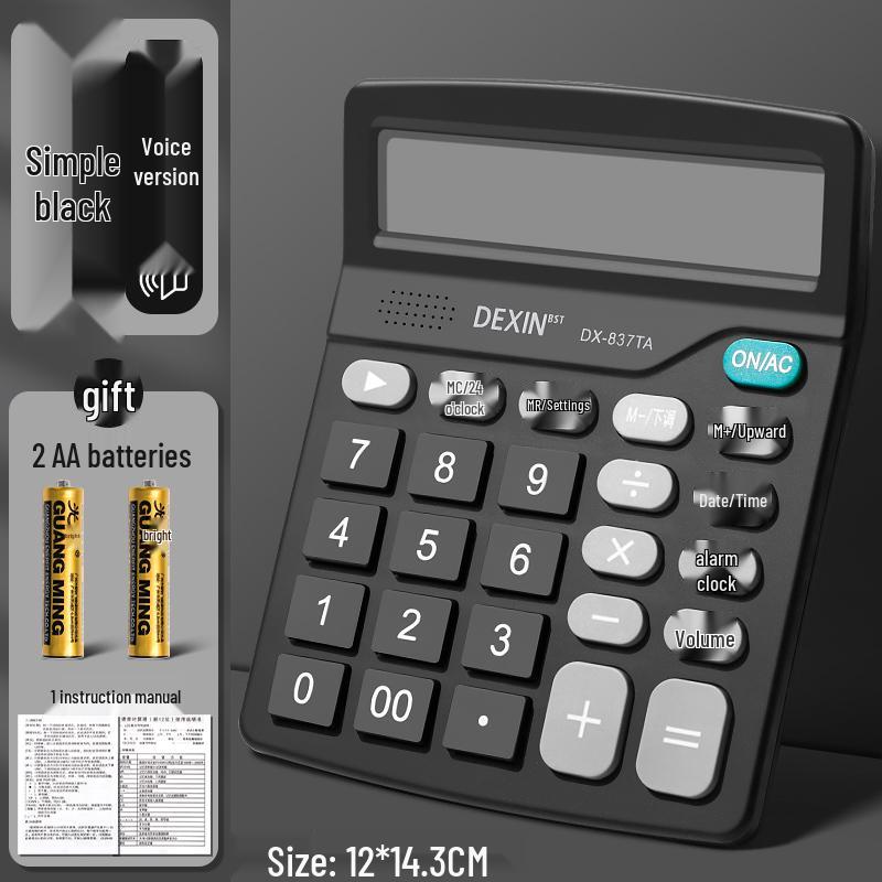 Compact Solar-Powered Calculator: Adorable Goddess Design for Office, School, Accounting & Finance