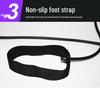 Women's Pilates Bar with Foot Pedal & Elastic Resistance Band for Home Fitness