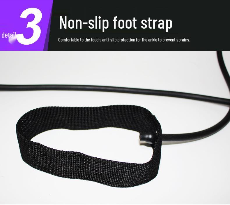 Women's Pilates Bar with Foot Pedal & Elastic Resistance Band for Home Fitness