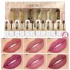 Langanhaltendes Perlmutt-Lippenstift-Set Wasserdichter Lipgloss Hoher Glanz Feuchtigkeitsspendend Nicht Klebend Tasse Mattes Balsam