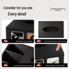 FAJIENUO Luxury Vintage Leather Tissue Box