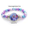 Kpop Girls Idol Beaded Bracelet Hot Anime Rumi Zoey Mira Hanging Pendant Cartoon Necklace K-pop Theme Party Favors Fans Gift