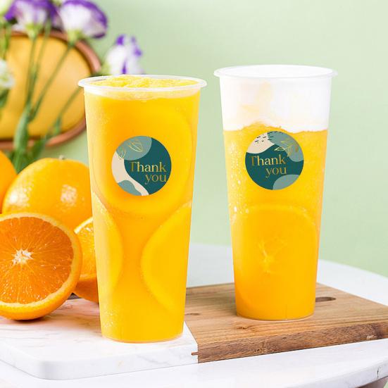 500Pcs/Roll Packaging Stickers Self-adhesive Thankyou Letter Pattern Expressing Gratitude DIY Thank You Label Stickers Gift Wrapping