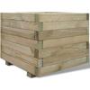 VidaXL Raised Bed 50x50x40 Cm Wood Square