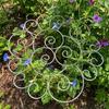 Rust-Proof Metal Plant Support Ring Weather-Resistant Flower Frame Support  Garden Decoration