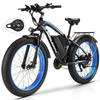 Bicicleta elétrica PHILODO H7 Pro, motor de 1000W, bateria de 48V 17.5Ah, velocidade máxima 45 km/h, autonomia de 80km, pneus 26x4.0 polegadas