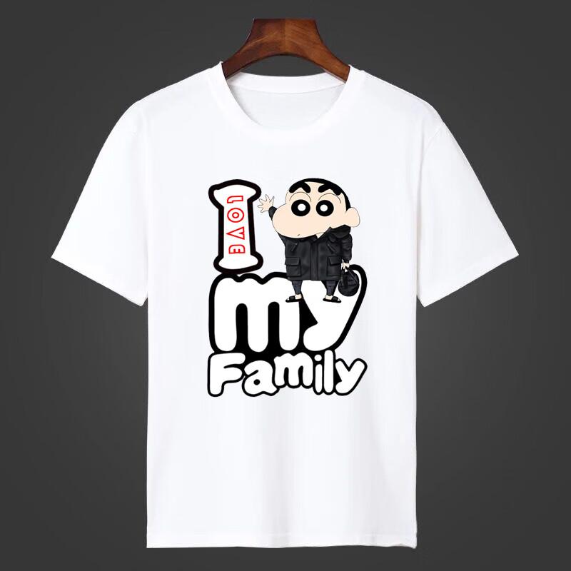Crayo.n Littl.e Ny Japansk Anime Tecknad Tryckt T-shirt Söt Stil Dam Kortärmad T-shirt Personlighet Högkvalitativa Toppar