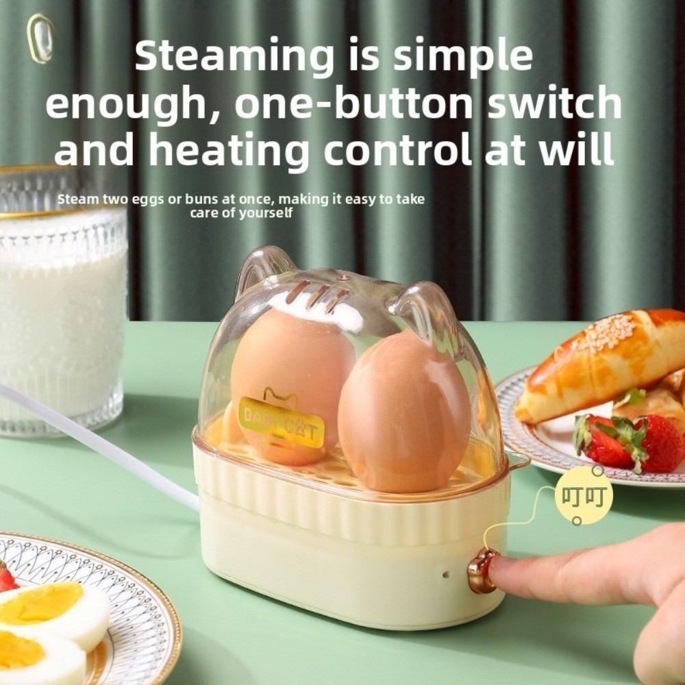 Timed Electric Egg Boiler Cat Egg Heater Portable Egg Cooker Dormitory
