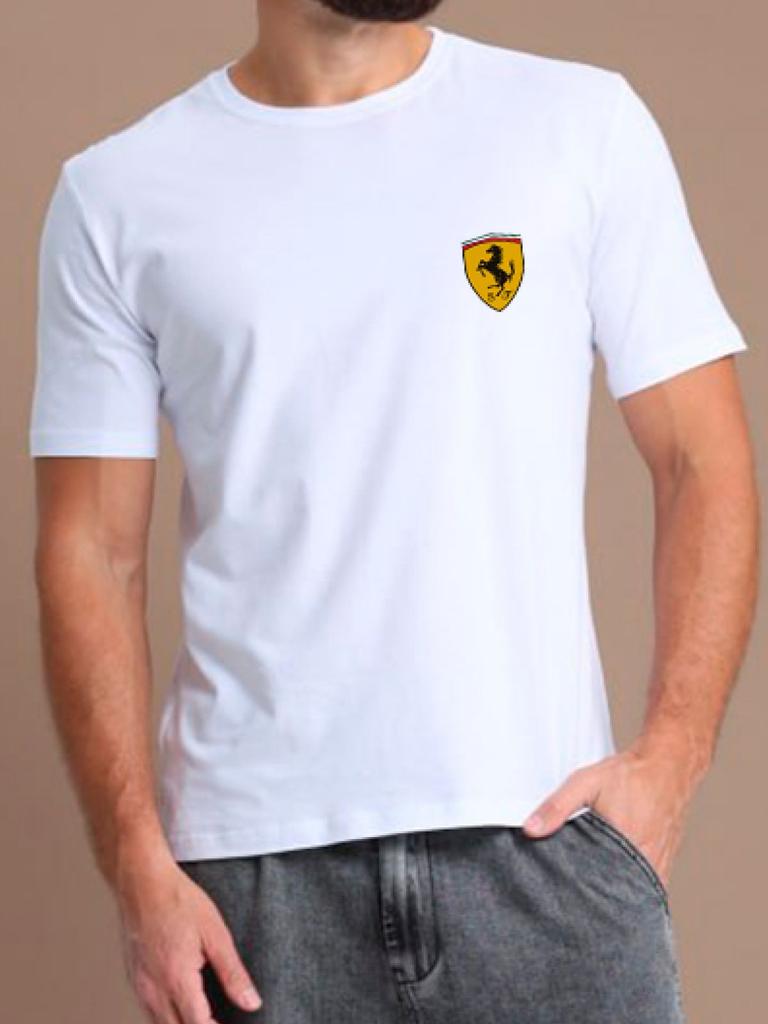Camiseta Estampada Gráfica de Superdeportivos Porsche y Ferrari para Hombre Mujer Street Oversize Y2k Manga Corta Ropa Masculina Femenina de Alta Calidad