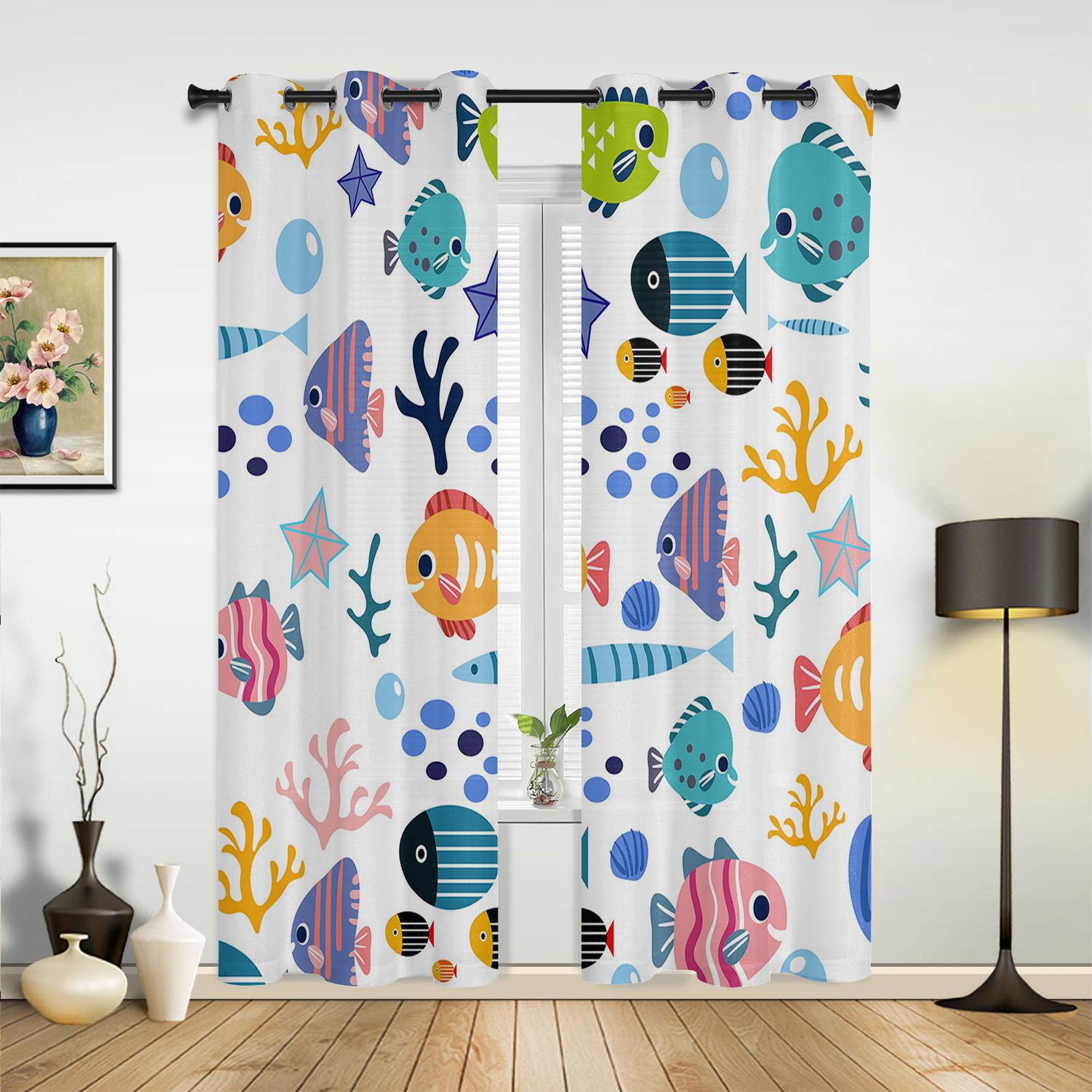 Спальня Кухня Роскошные Шторы Фрукты Лимон Цветы Оконные Шторы Предметы Украшения — фото 12