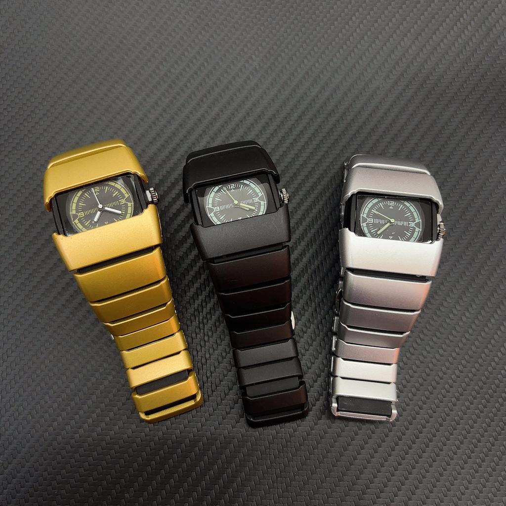 Millennium Style Special-Shaped Design Watch For Men And Women, High Value, Trendy Retro And Versatile, High-End Men And Women'S Quartz Watch