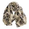 Scarf Autumn and Winter Rose Print Imitation Cashmere Tassel Shawl Women's Warm Scarf Scarf Shawl