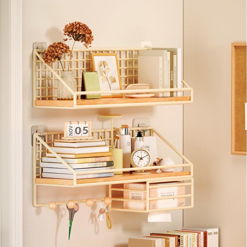 Punch-Free Wall-Mounted Camera Shelf: Multi-Functional Security & Storage Solution