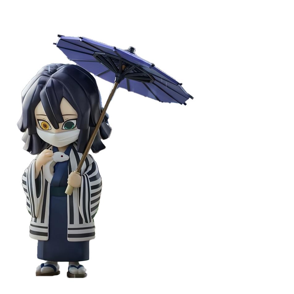Demon Slayer Kimetsu No Yaiba Plum Rain Mystery Blind Box Tanjirou Nezuko Zenitsu Inosuke Collectible Toy Gift For Manga Lovers