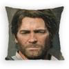 Game Red Dead RRedemption Pillow Case Antidustmite Pillowcase Invisible zipper silky short plush Sofa cushion cover