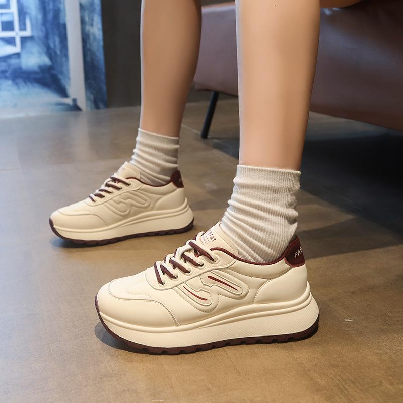 Platform-soled Forrest Gump sneakers women's autumn 2025 new soft-soled non-slip casual running shoes dad shoes sneakers