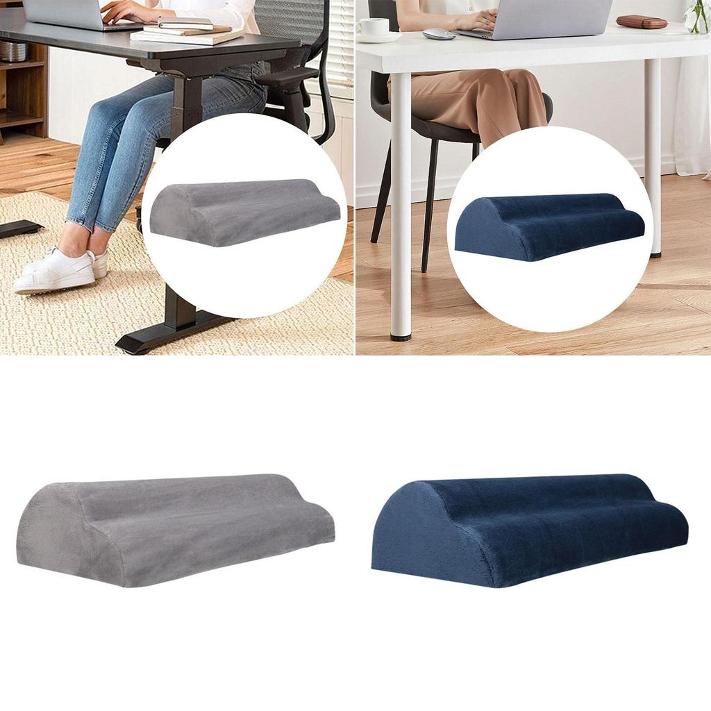 Under Desk Footrest Removable Cover Office Accessories Leg Elevations Pillow Leg Rest Pillow for Travel Office Gaming Home Car