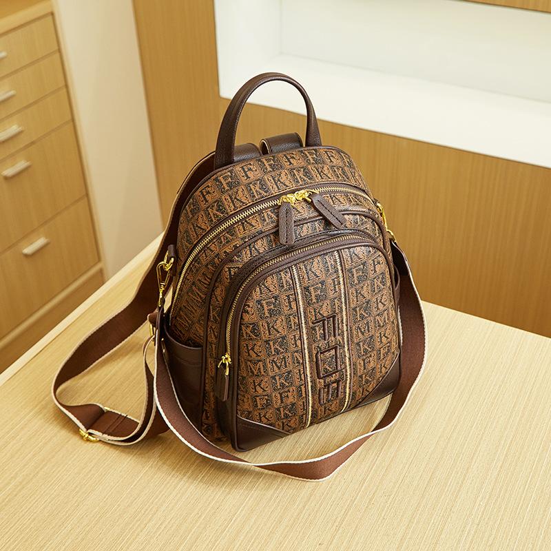 

Горячая Распродажа Рюкзак с Принтом Алфавита Модный Универсальный Темпераментный Рюкзак Женский Многофункциональный хаки