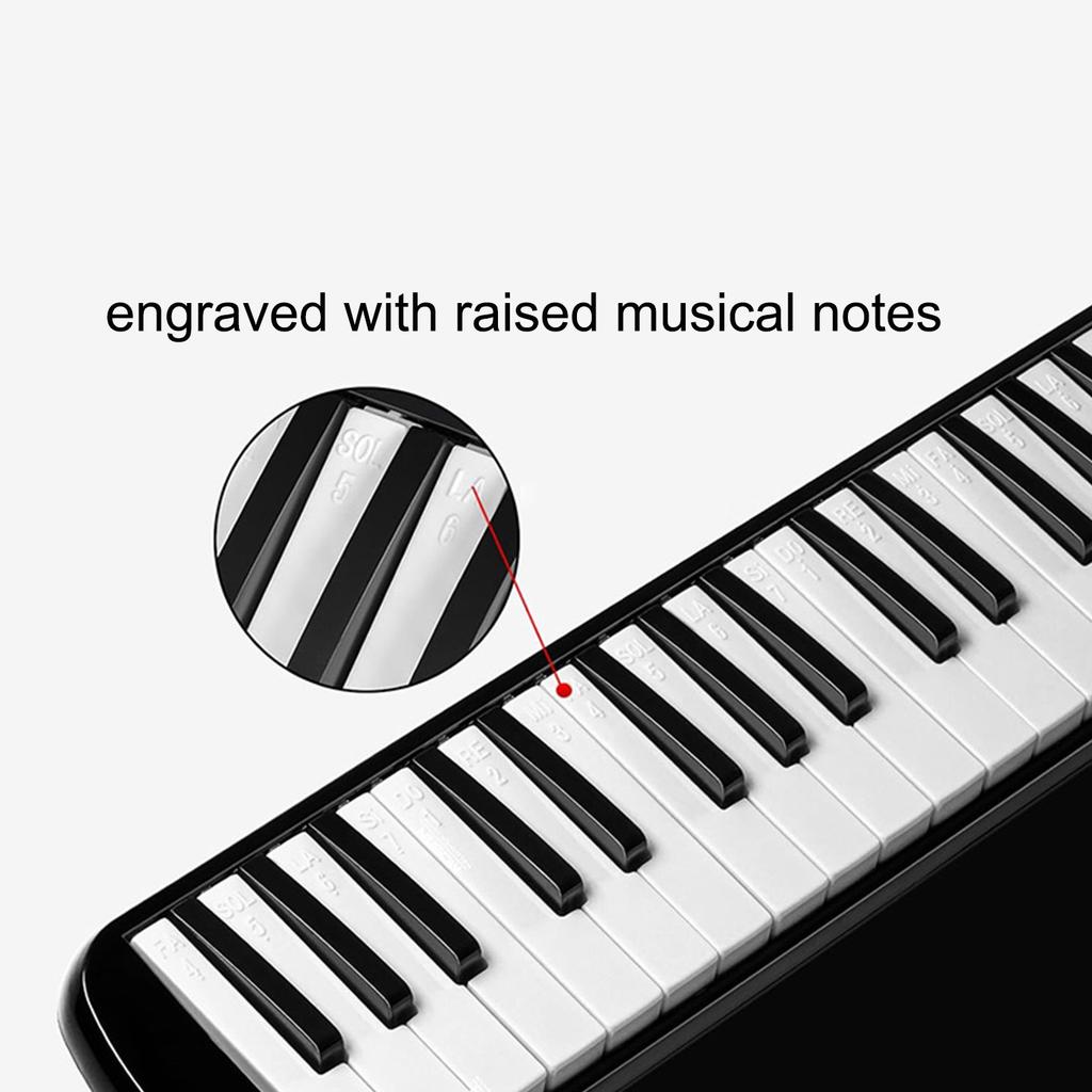 Melodica 32 Key Keyboard Harmonica Combo Pianica Air piano Portable With Carrying Bag Mouthpiece for Beginner For kids
