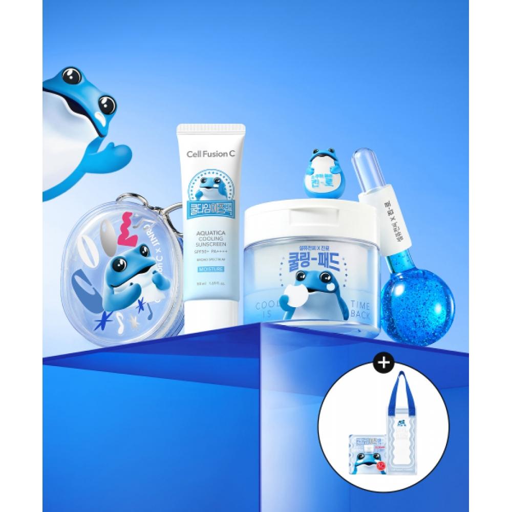

Cell Fusion C [Career Collaboration] First Cooling Pad 70 Sheets + aquatiCa Cooling Sun 50ml speCial Set FREE