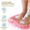 New Exfoliating Shower Massage Scraper Bathroom Non-slip Bath Mat Back Massage Brush Silicone Foot Wash Cleaning Bathing Tool