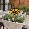 Pollinator Friendly Garden Decor Insect Water Feeder, Bee Dish, Drinking Bowl, Gardening Decorations for Balcony or Ladybug Shape Cup Yard Bees
