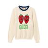 Gucci Sweaters Men's Ecru Crew Neck Moderate 696583-XKCFZ-9182