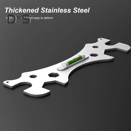 Bathroom Repair Key Multi-Purpose Shower Key Tool Repair Faucet Wrench for 8mm/10mm/12mm/14mm/17mm/23mm/24mm Hex Screws