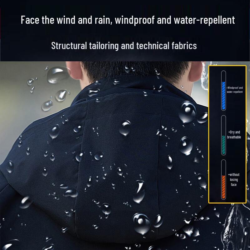 EASTERN CAMEL Men's Outdoor Hooded Jacket