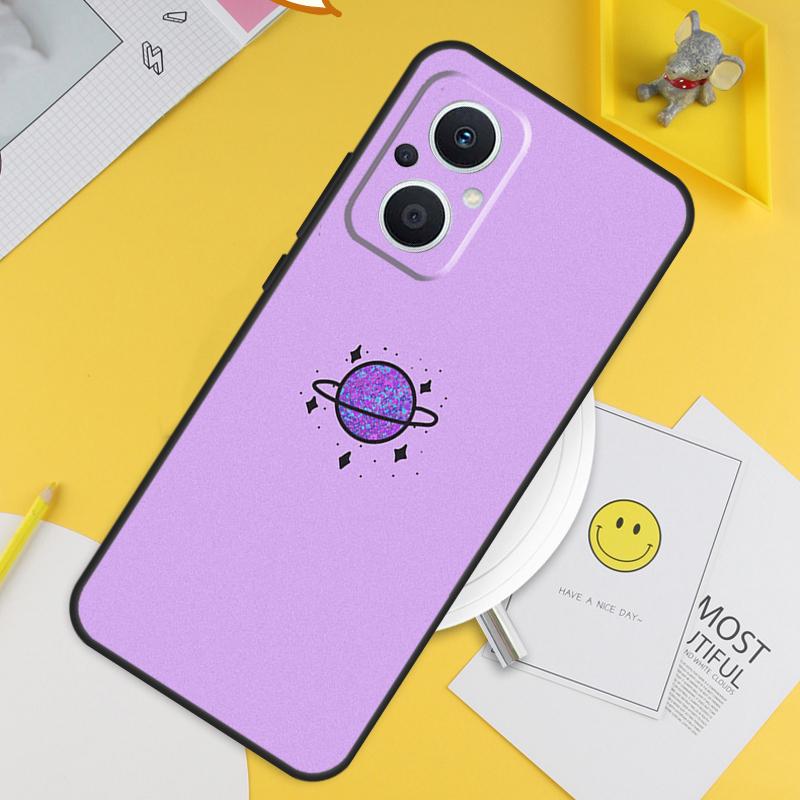 Purple aesthetic For OPPO Reno 14F 13F 12F 11F 13 12 11 10 14 Pro 7 8 Lite 8T OPPO Find X5 X6 X8 X9 Pro Case