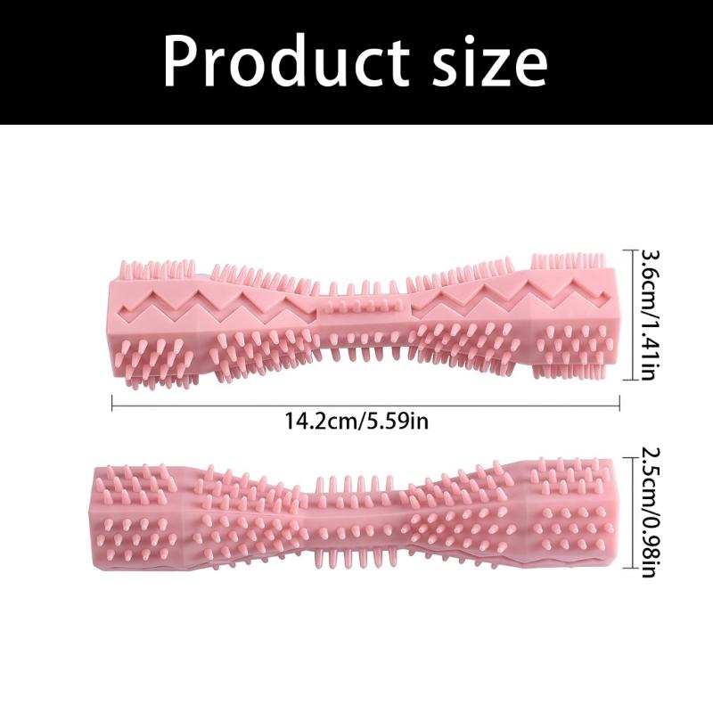 Interactive Stick Pet Chew Toy For Dog Rubber Chewproof Design Support Teeth Hygiene Mental Stimulation Teeth Cleaning