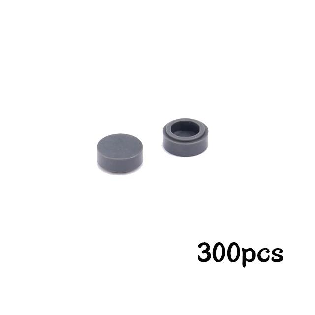 300Pcs Assemble Building Blocks Flat Tile 1x1 Round Brick 1*1 DIY Educational Tech Part fit for 98138 35380 35381 Children Toys