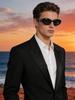 Prada PR26ZS Black Cat-Eye Sunglasses