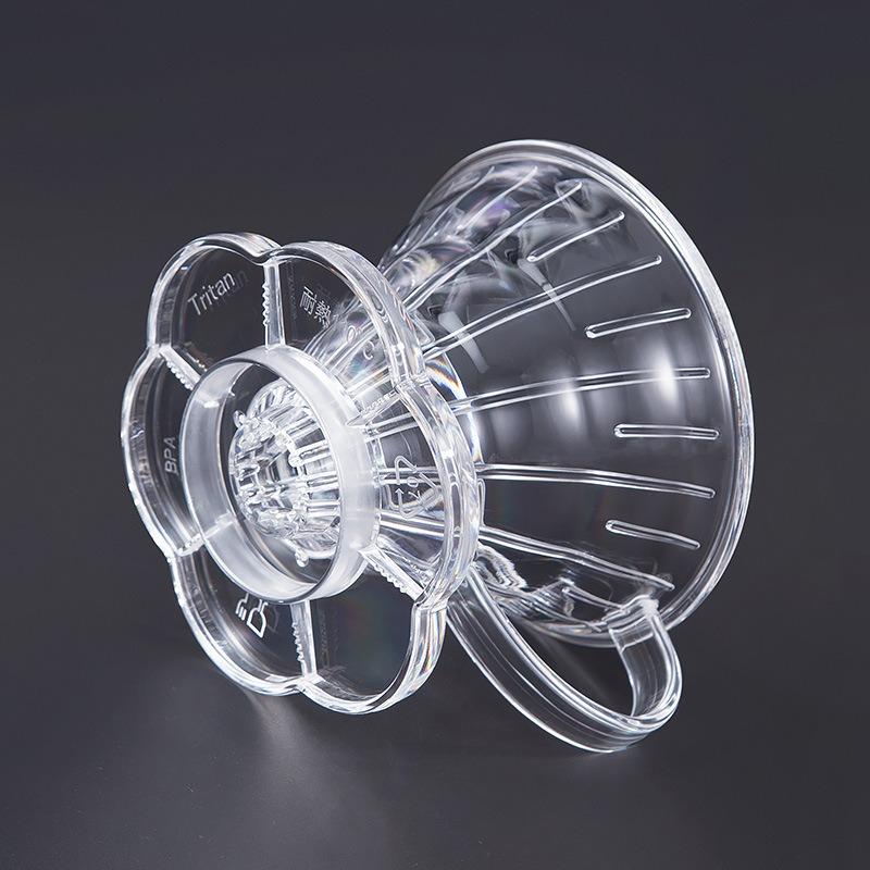 Filter Cup, V60 Filter Paper Coffee Filter, Pour-over Coffee Funnel, Resin Filter Screen, Mesh, Outdoor Portable