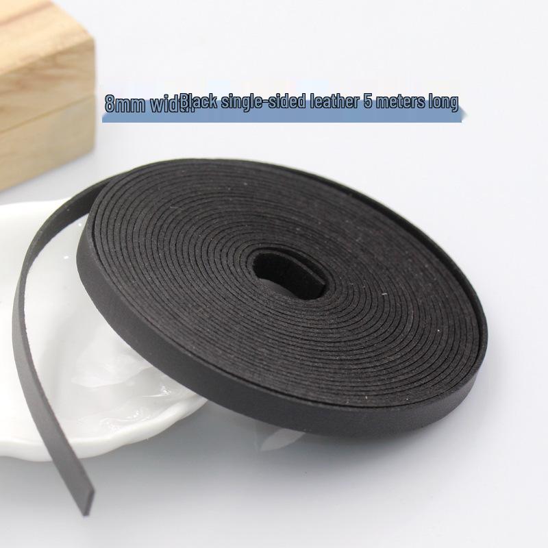 

5-meter Single-Sided Soft PU Imitation Deerskin Leather Trim for Handmade Clothing and Accessories