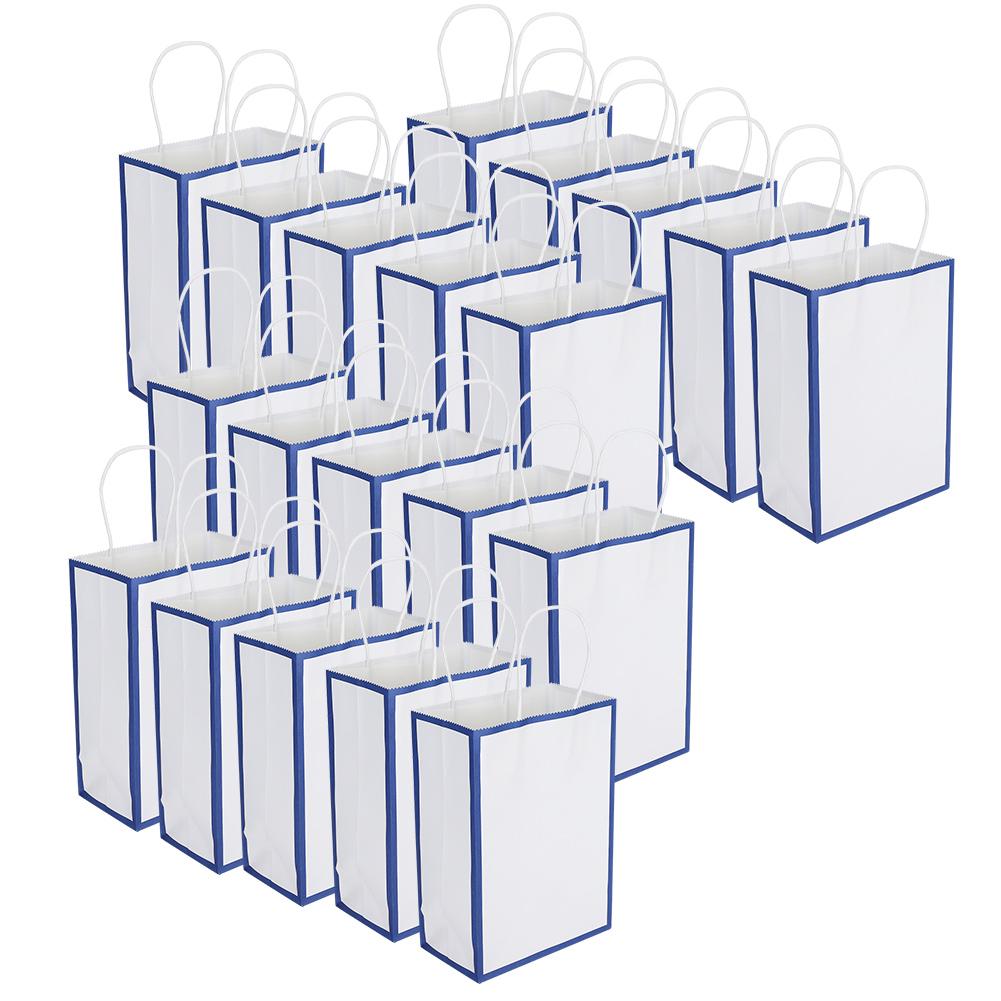 EcoFriendly Portable Kraft Paper Bag Shop Clothes Packaging Gift Bag (S 15 x 8 x 21cm)