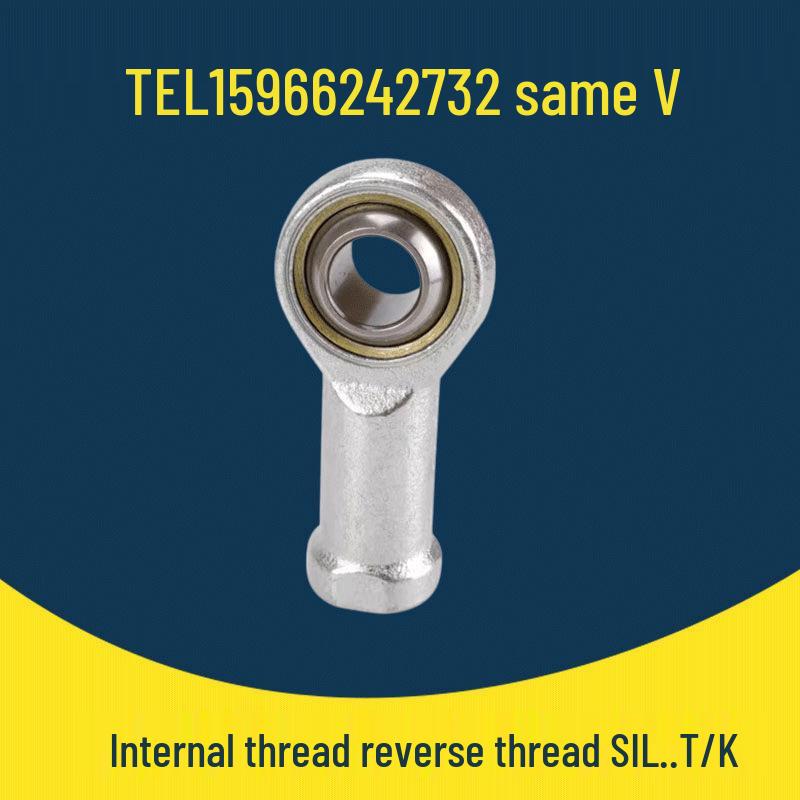 Rod End Joint Bearing with SI Internal Thread and SA External Thread (Clockwise/Counterclockwise) - T/K Eye Joint in Sizes 5/6/8/10/12.