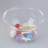 1/12 Dollhouse Miniature Accessories Glass Soup Plate Simulation Dish Toy