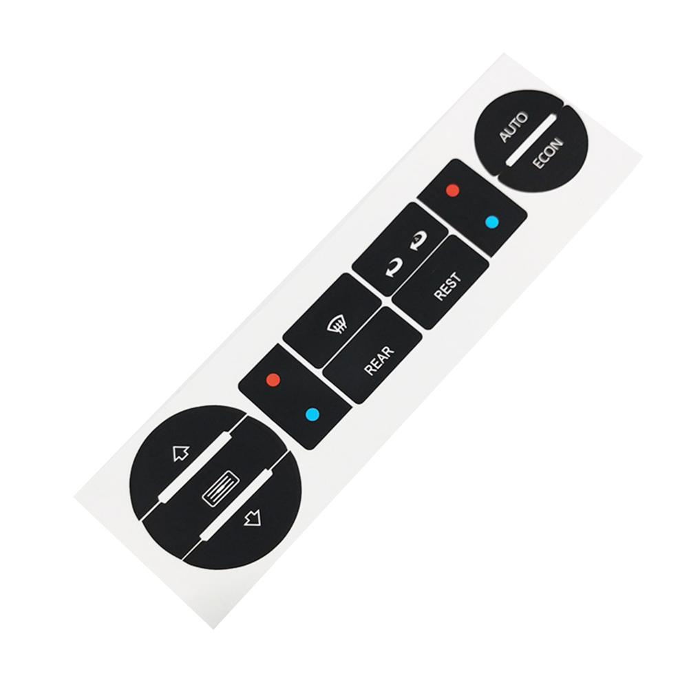 1 Pcs For T5 For T6 Car Air Conditioner Switch Button Repair Sticker Clima Button Repair Stickers Worn Knob Switch Accessories