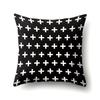 Polyester Pillow Case Geometric Decoration Home Petal Strip Printed Cushion Cover Bedside Cushion Cover Waist Cushion Cover