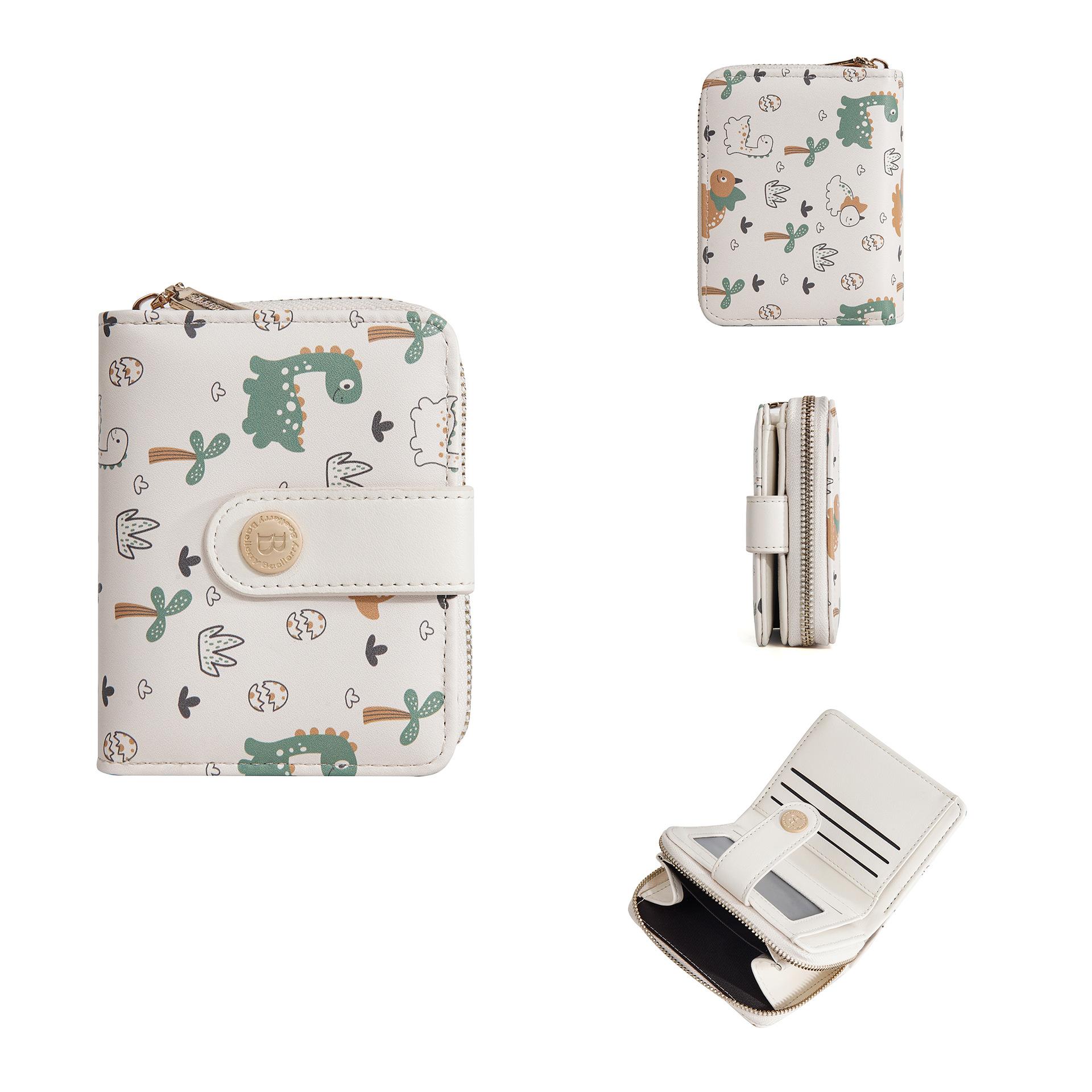 Женский короткий кошелек в стиле ins с принтом мишек, кошелек для мелочи премиум-класса one size